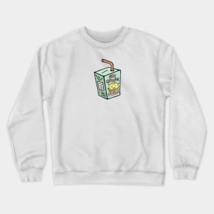 SIlly Goose Juice Retro Blue Crewneck Sweatshirt